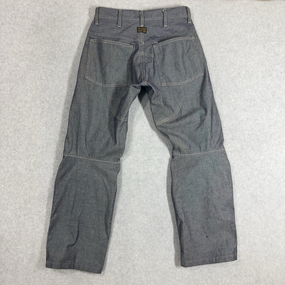 G Star Raw ELWOOD Jeans Mens 28x30 Blue Double Knee Heavyweight Canvas Workwear - Picture 2 of 8